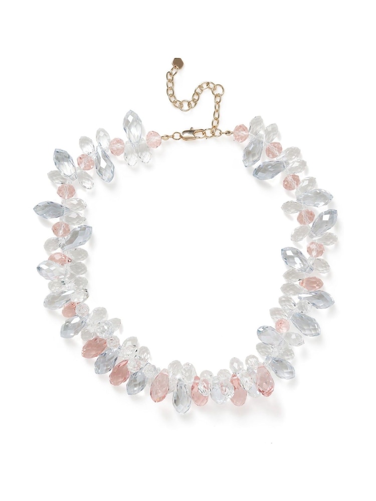 Aela Pink Bead Necklace - Image 1 of 2