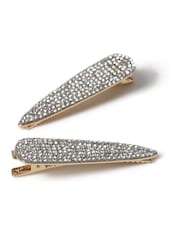 Aela Silver Rhinestone Multipack Hair Slide - Image 2 of 2
