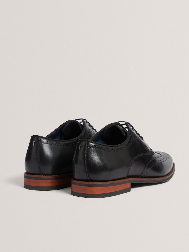 Buy Ted Baker Black Markuse Brogue Derby Formal Shoes from Next Indonesia