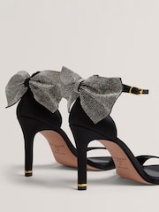 Ted Baker Black Criissy - Embellished Bow Detail Sandal - Image 3 of 5