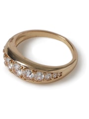 Aela Gold Tone Diamond Simulants Wrap Ring - Image 3 of 3