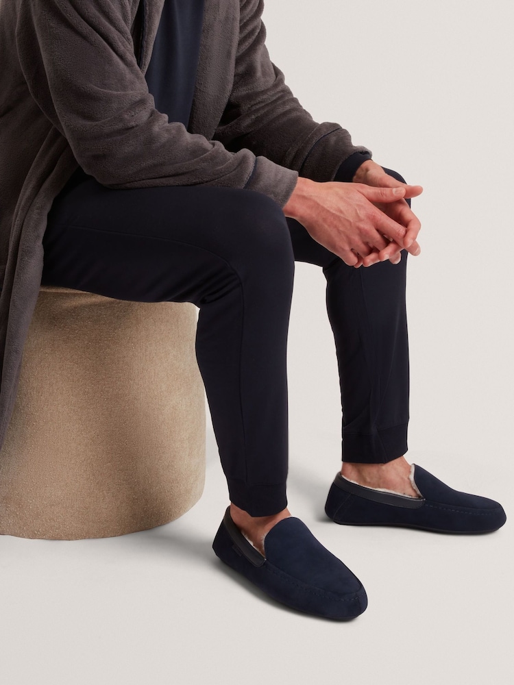Ted Baker Blue Vallant - Moccasin Slippers - Image 1 of 5 Ted Baker Blue Vallant - Moccasin Slippers - Image 1 of 5