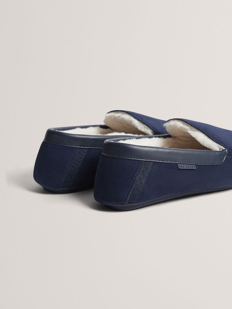 Ted Baker Blue Vallant - Moccasin Slippers - Image 5 of 5 Ted Baker Blue Vallant - Moccasin Slippers - Image 5 of 5