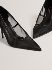Ted Baker Black Megaan - Mesh Heeled Courts - Image 3 of 3