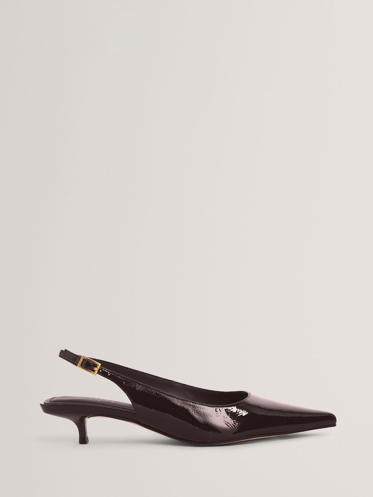 Ted Baker Red Kitiy - Sling Back Kitten Heels - Image 2 of 4