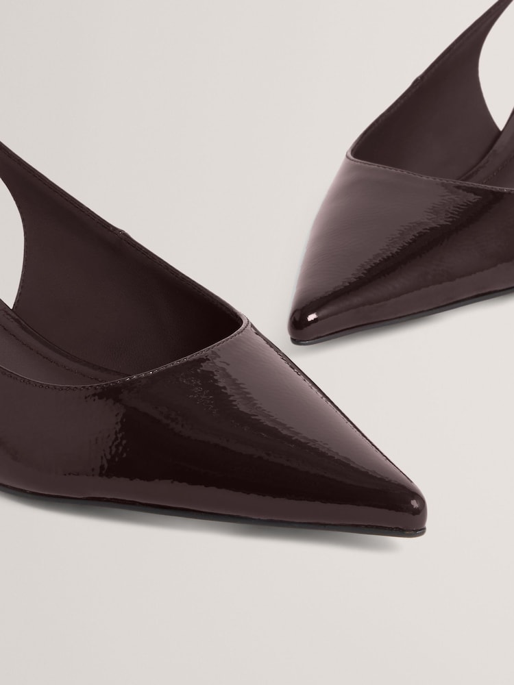 Ted Baker Red Kitiy - Sling Back Kitten Heels - Image 4 of 4