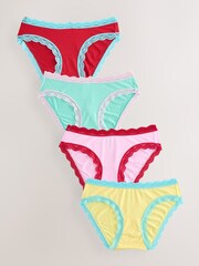 Stripe & Stare Pink Original Knickers Four Pack - Image 1 of 5