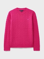 Crew Clothing Company Pink Harmony Crew Neck Jumper - Image 5 of 5