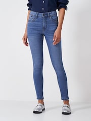 Crew Clothing Blue Skinny Leg Jeans - Image 3 of 5