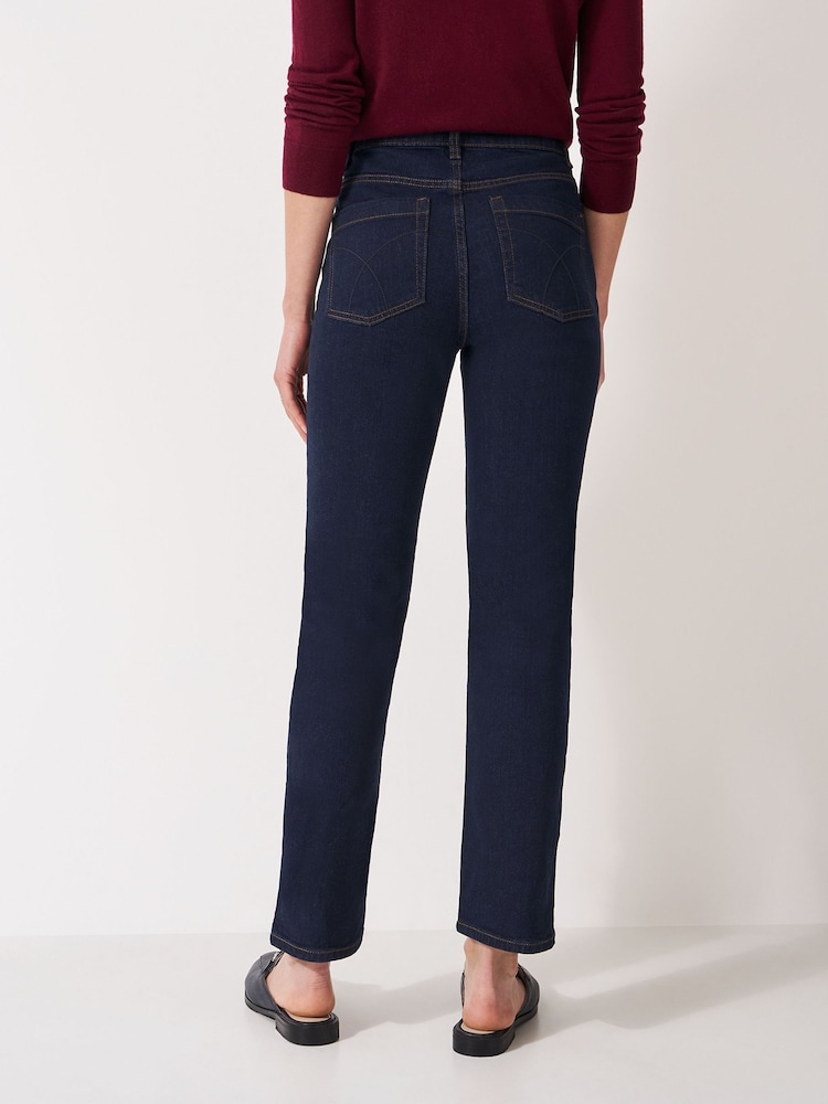 Crew Clothing Blue Straight Jeans - Image 2 of 5