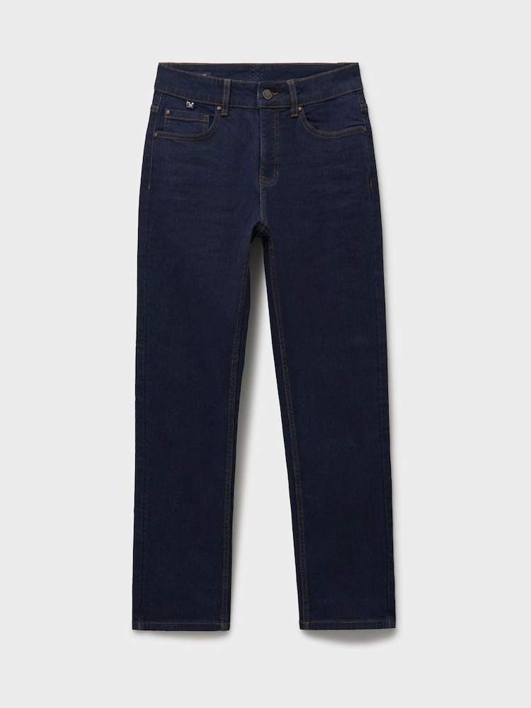 Crew Clothing Blue Straight Jeans - Image 5 of 5