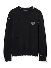 Preto - AllSaints Theo Crew Neck Jumper - Imagem 8 de 8