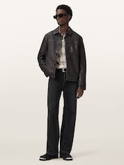 AllSaints Brown Nates Jacket - Image 5 of 7