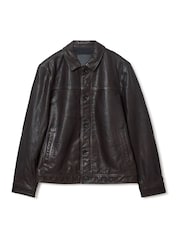 AllSaints Brown Nates Jacket - Image 7 of 7
