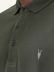 AllSaints Green Light Reform Short Sleeve Polo Shirts 2 Pack - Image 8 of 8