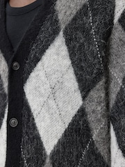 AllSaints Black Bower Cardigan - Image 7 of 8