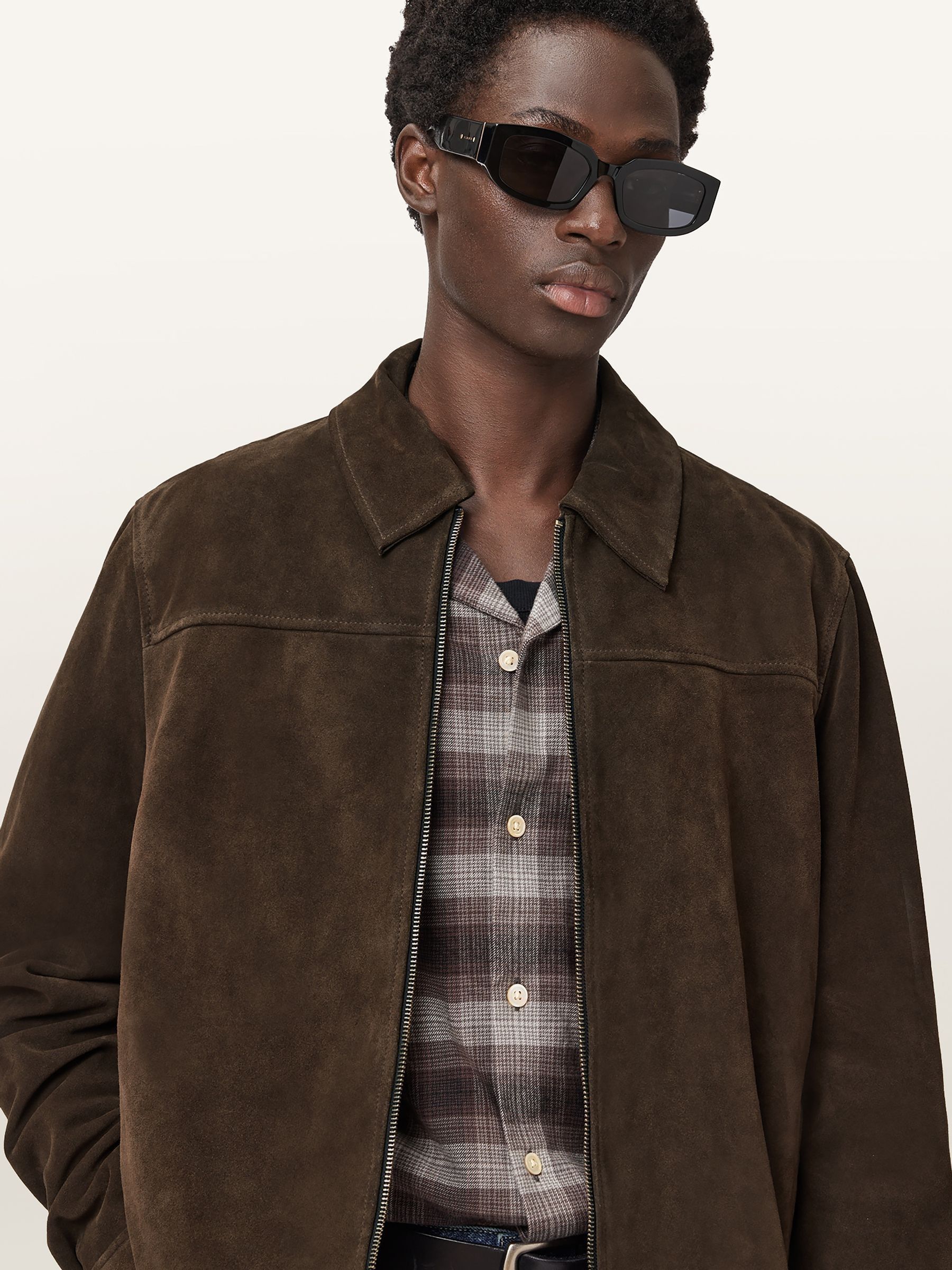 Buy AllSaints Brown Rhone Jacket from Next USA