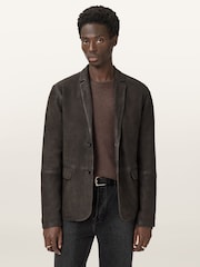 AllSaints Brown Monet Blazer - Image 1 of 8