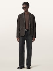 AllSaints Brown Monet Blazer - Image 5 of 8