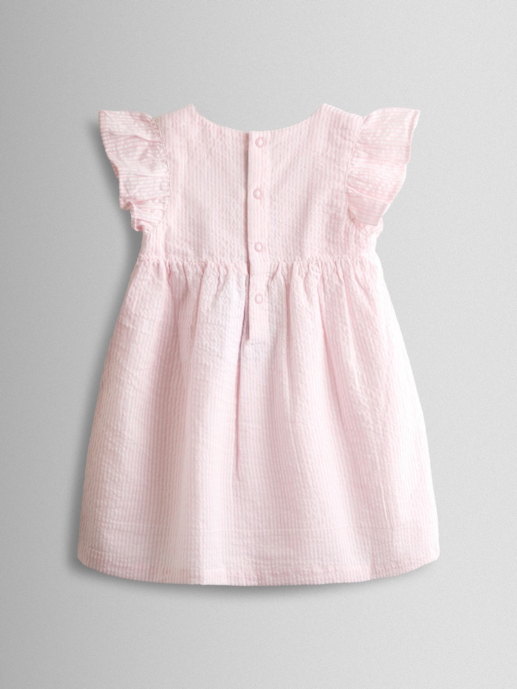 JoJo Maman Bébé Pink Dress - Image 2 of 8 JoJo Maman Bébé Pink Dress - Image 2 of 8