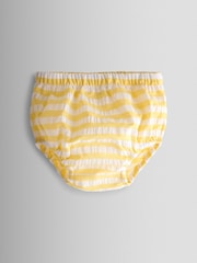 JoJo Maman Bébé Yellow Duck Appliqué Button Front Dress & Hat Set - Image 6 of 9