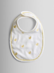 JoJo Maman Bébé Embroidered Hat and Bib Set - صورة 4 من 7