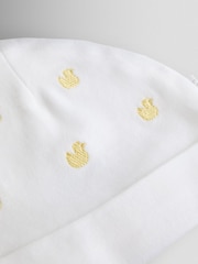 JoJo Maman Bébé Embroidered Hat and Bib Set - صورة 6 من 7