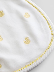 JoJo Maman Bébé Embroidered Hat and Bib Set - صورة 7 من 7