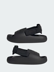 adidas Originals Black Adifom Adilette Sandals - Image 5 of 9