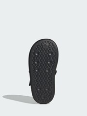 adidas Originals Black Adifom Adilette Sandals - Image 7 of 9