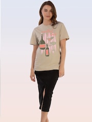Brands In Natural Cocktail O Clock Graphic T-Shirt - Image 2 of 5