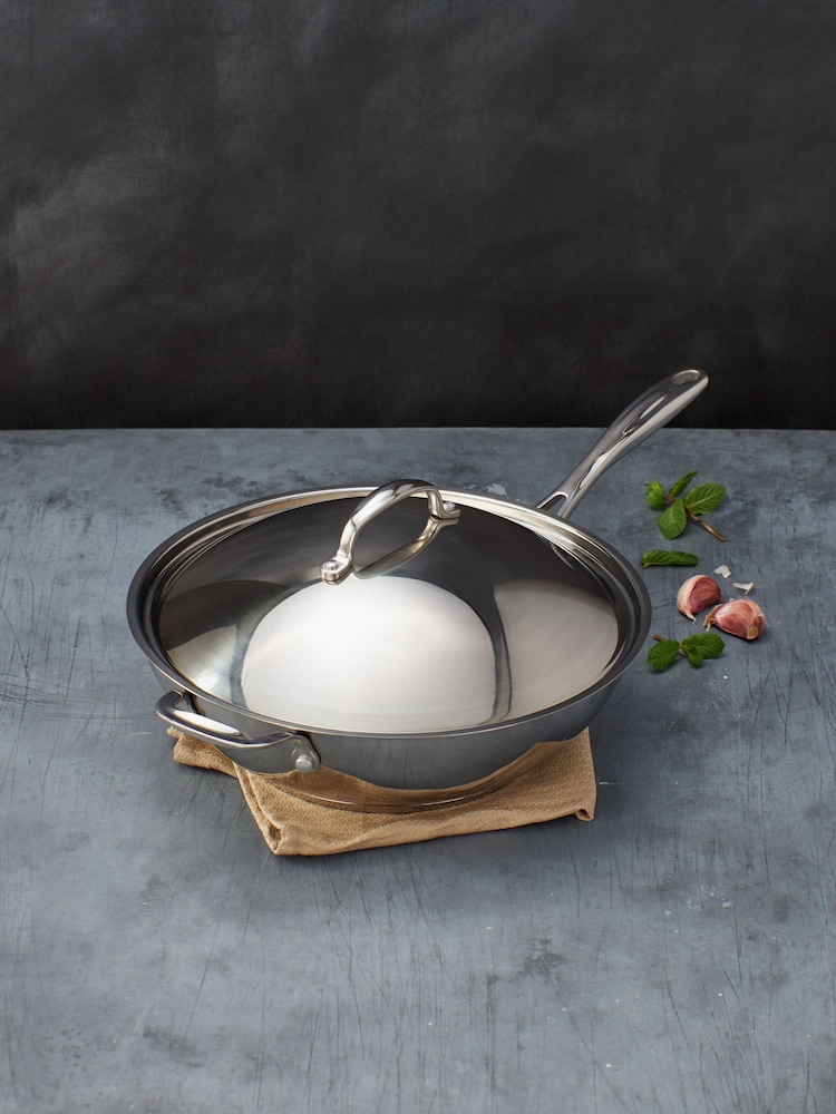 Stellar Stellar Silver 7000 Non Stick Wok 30cm - Imagen 2 de 2