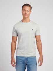 U.S. Polo Assn. Grey Mens Back Graphic T-Shirt - Image 1 of 10