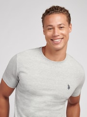 U.S. Polo Assn. Grey Mens Back Graphic T-Shirt - Image 4 of 10