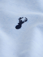 Blue Short Sleeve Premium Oxford Shirt (3-16yrs) - Image 3 of 4