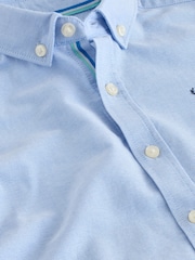 Blue Short Sleeve Premium Oxford Shirt (3-16yrs) - Image 4 of 4