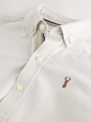 Neutral - Short Sleeve Premium Oxford Shirt (3-16yrs) - Imaginea 4 din 4