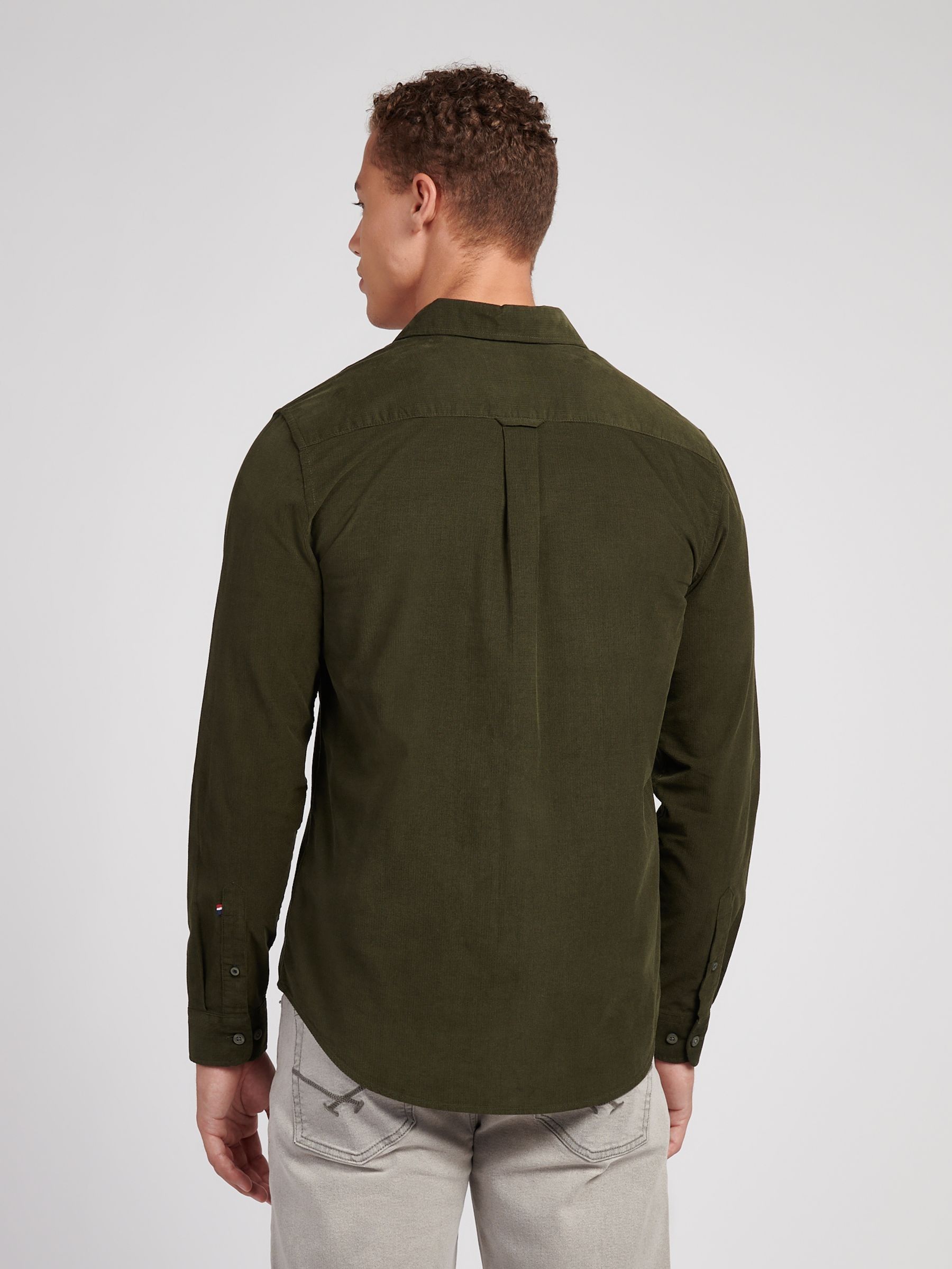トップス Abu Garcia/CORDUROY POLO SHIRT OLIVE Abu Garcia CORDUROY POLO SHIRT