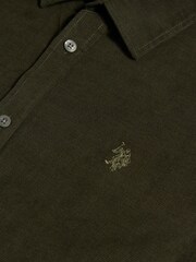 U.S. Polo Assn. Green Textured Corduroy Shirt - Image 8 of 9