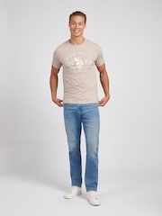 U.S. Polo Assn Natural Mens Print Graphic T-Shirt - Image 3 of 7
