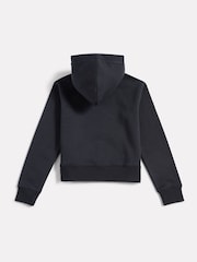 New Balance Black Brush Back Stacked Logo Hoodie - Image 7 of 8