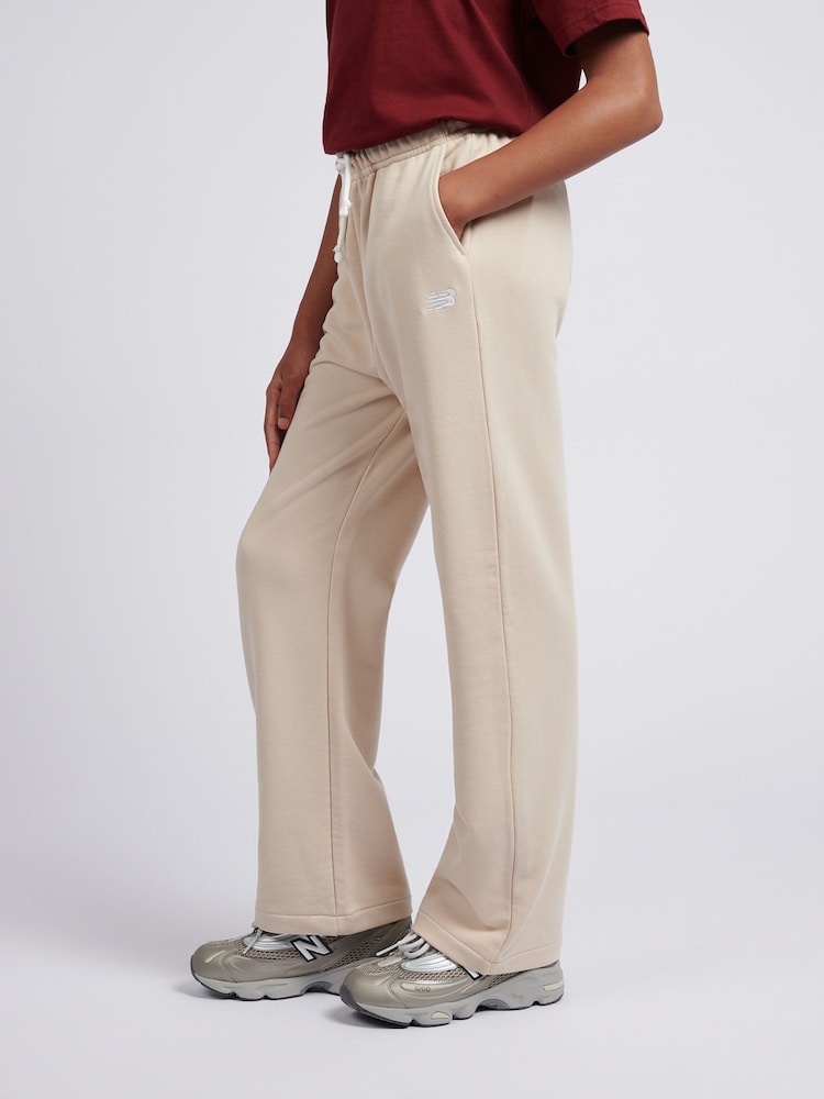 Pink - New Balance FT Small Logo Wide Leg Joggers - Bild 2 von 8