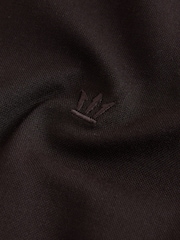 Rust Brown Stretch Oxford Short Sleeve Shirt - Image 8 of 8