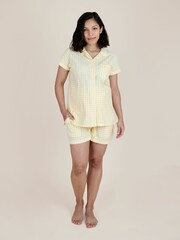 JoJo Maman Bébé Yellow Pyjamas - Image 4 of 5