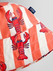 JoJo Maman Bébé Red Lobster Swim Bucket Hat - Image 3 of 3
