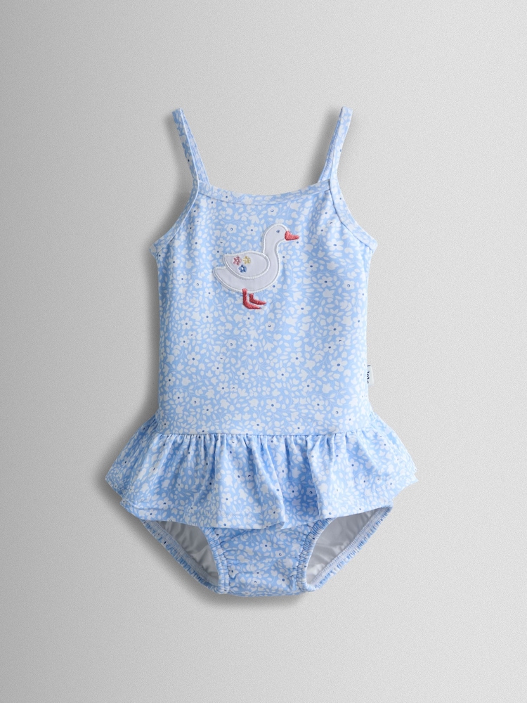 JoJo Maman Bébé Blue Swimsuit - Image 2 of 5