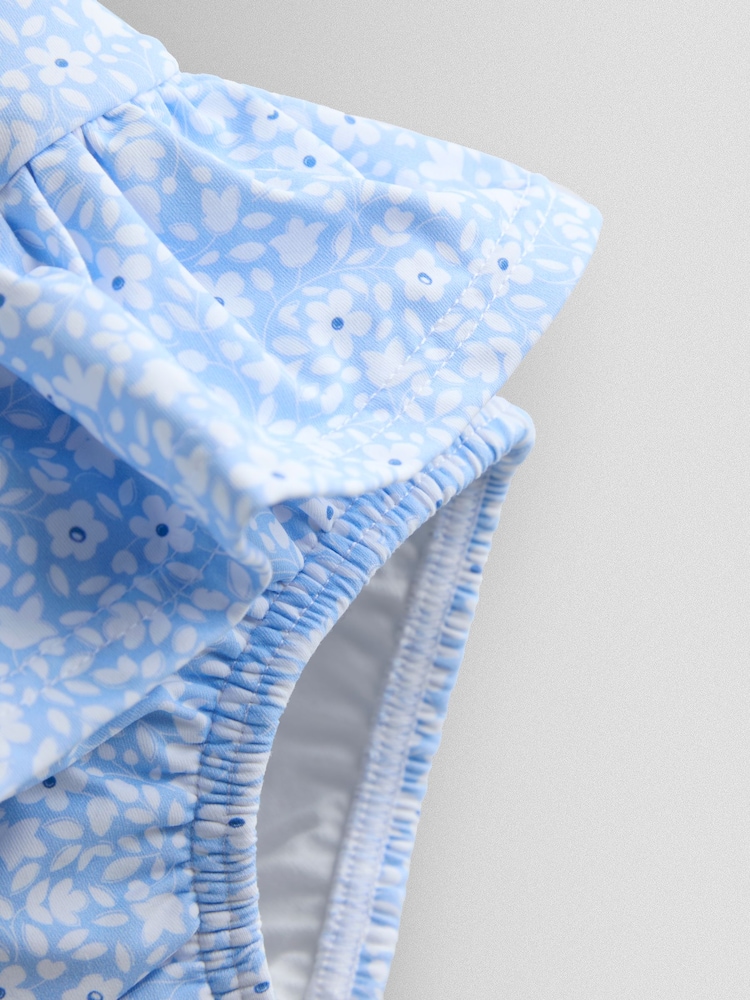 JoJo Maman Bébé Blue Swimsuit - Image 5 of 5