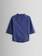 JoJo Maman Bébé Plain Short Sleeve Rash Vest - Imaginea 3 din 5