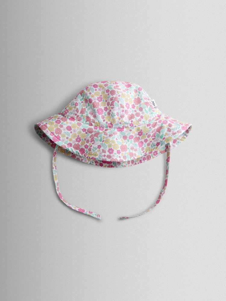 JoJo Maman Bébé Light Pink Floppy Sun Hat - Image 1 of 4 JoJo Maman Bébé Light Pink Floppy Sun Hat - Image 1 of 4