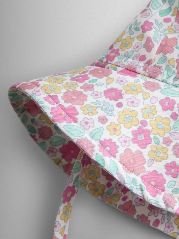 JoJo Maman Bébé Light Pink Floppy Sun Hat - Image 4 of 4 JoJo Maman Bébé Light Pink Floppy Sun Hat - Image 4 of 4